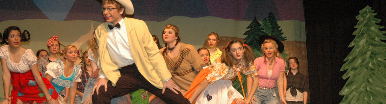 Photo of a Baldwin High School theater performance