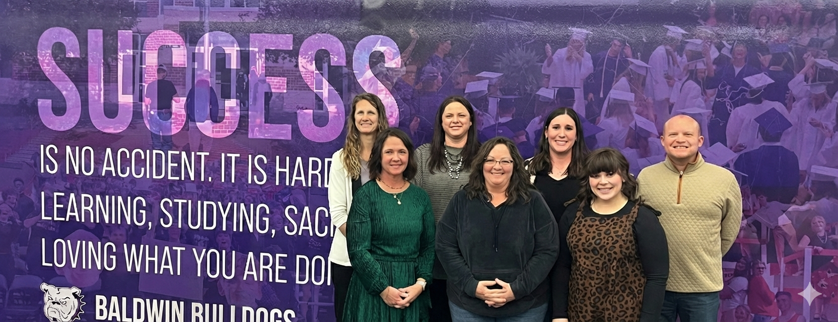 Group photo of the Board of Education